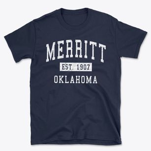 Merritt Oklahoma Classic Established Basic T-Shirt