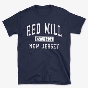 Red Mill New Jersey Classic Established Basic T-Shirt