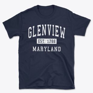 Glenview Maryland Classic Established Basic T-Shirt