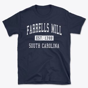 Farrells Mill South Carolina Classic Established Basic T-Shirt