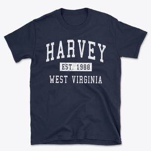 Harvey West Virginia Classic Established Basic T-Shirt