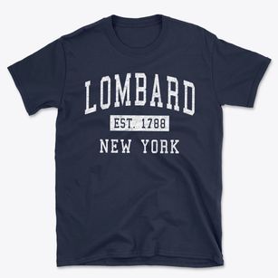 Lombard New York Classic Established Basic T-Shirt