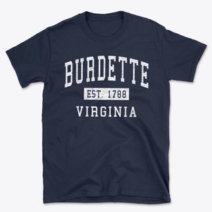 Burdette Virginia Classic Established Basic T-Shirt