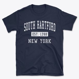 South Hartford New York Classic Established Basic T-Shirt