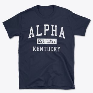 Alpha Kentucky Classic Established Basic T-Shirt