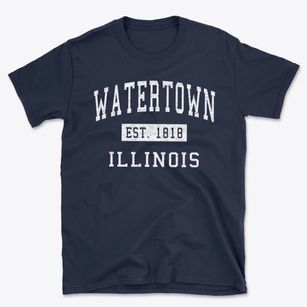 Watertown Illinois Classic Established Basic T-Shirt