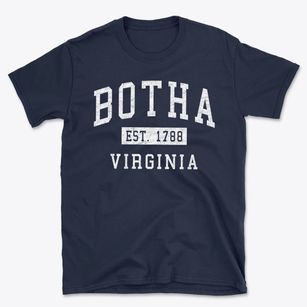 Botha Virginia Classic Established Basic T-Shirt