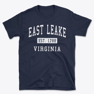 East Leake Virginia Classic Established Basic T-Shirt