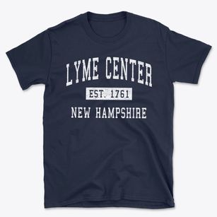 Lyme Center New Hampshire Classic Established Basic T-Shirt