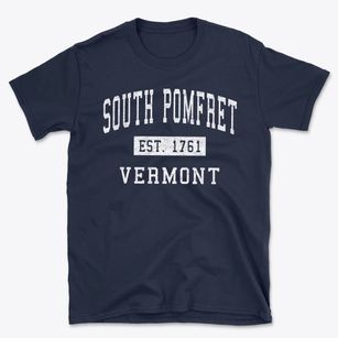 South Pomfret Vermont Classic Established Basic T-Shirt