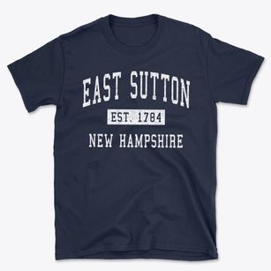 East Sutton New Hampshire Classic Established Basic T-Shirt