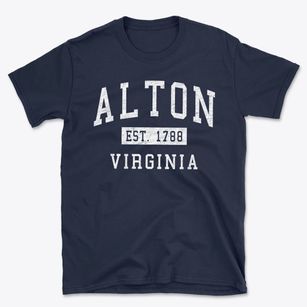 Alton Virginia Classic Established Basic T-Shirt