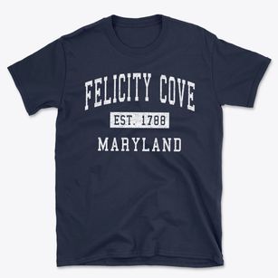 Felicity Cove Maryland Classic Established Basic T-Shirt