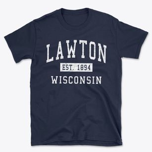 Lawton Wisconsin Classic Established Basic T-Shirt