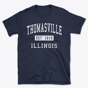 Thomasville Illinois Classic Established Basic T-Shirt