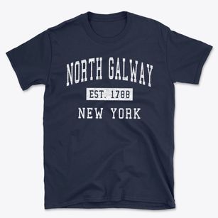 North Galway New York Classic Established Basic T-Shirt