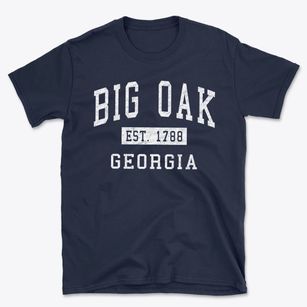 Big Oak Georgia Classic Established Basic T-Shirt