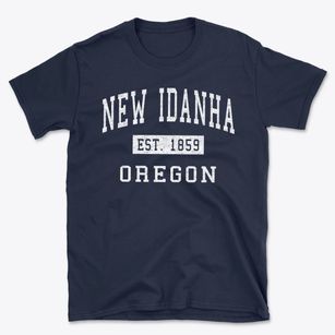 New Idanha Oregon Classic Established Basic T-Shirt