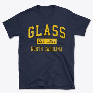 Glass North Carolina Classic Established Basic T-Shirt