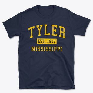 Tyler Mississippi Classic Established Basic T-Shirt