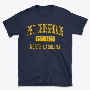 Pet Crossroads North Carolina Classic Established Basic T-Shirt