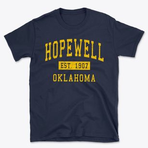 Hopewell Oklahoma Classic Established Basic T-Shirt