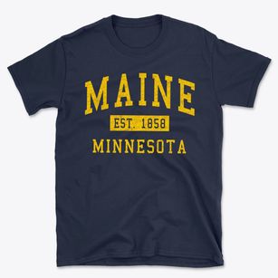 Maine Minnesota Classic Established Basic T-Shirt