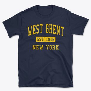West Ghent New York Classic Established Basic T-Shirt