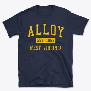 Alloy West Virginia Classic Established Basic T-Shirt