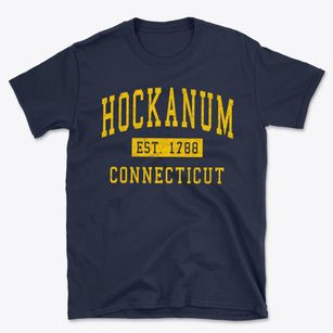 Hockanum Connecticut Classic Established Basic T-Shirt
