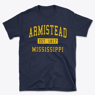Armistead Mississippi Classic Established Basic T-Shirt
