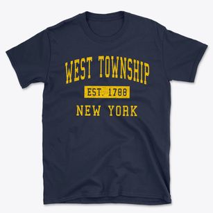 West Township New York Classic Established Basic T-Shirt
