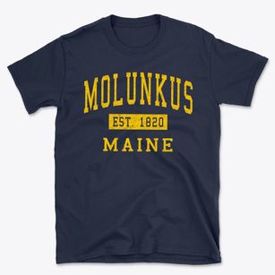 Molunkus Maine Classic Established Basic T-Shirt