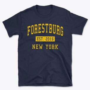 Forestburg New York Classic Established Basic T-Shirt