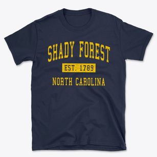 Shady Forest North Carolina Classic Established Basic T-Shirt