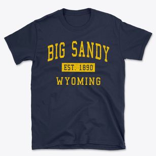 Big Sandy Wyoming Classic Established Basic T-Shirt