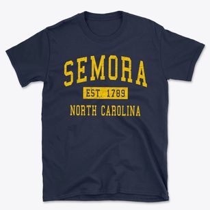 Semora North Carolina Classic Established Basic T-Shirt