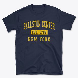Ballston Center New York Classic Established Basic T-Shirt