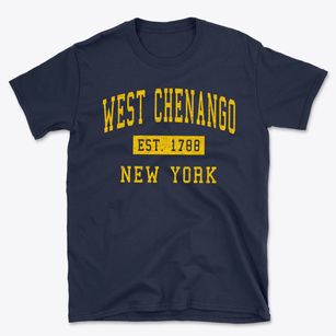 West Chenango New York Classic Established Basic T-Shirt
