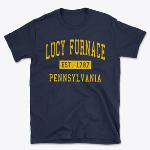 Lucy Furnace Pennsylvania Classic Established Basic T-Shirt
