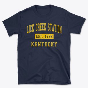 Lick Creek Station Kentucky Classic Established Basic T-Shirt