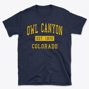 Owl Canyon Colorado Classic Established Basic T-Shirt