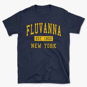 Fluvanna New York Classic Established Basic T-Shirt