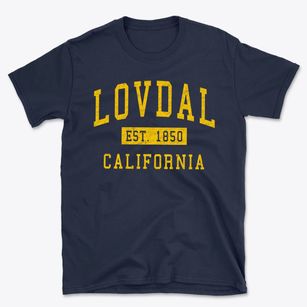 Lovdal California Classic Established Basic T-Shirt