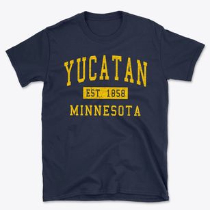 Yucatan Minnesota Classic Established Basic T-Shirt