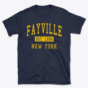 Fayville New York Classic Established Basic T-Shirt