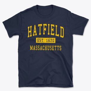 Hatfield Massachusetts Classic Established Basic T-Shirt