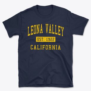 Leona Valley California Classic Established Basic T-Shirt