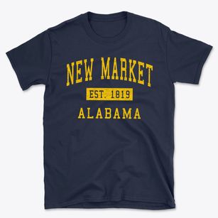 New Market Alabama Classic Established Basic T-Shirt