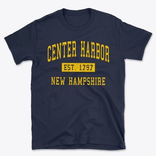 Center Harbor New Hampshire Classic Established Basic T-Shirt